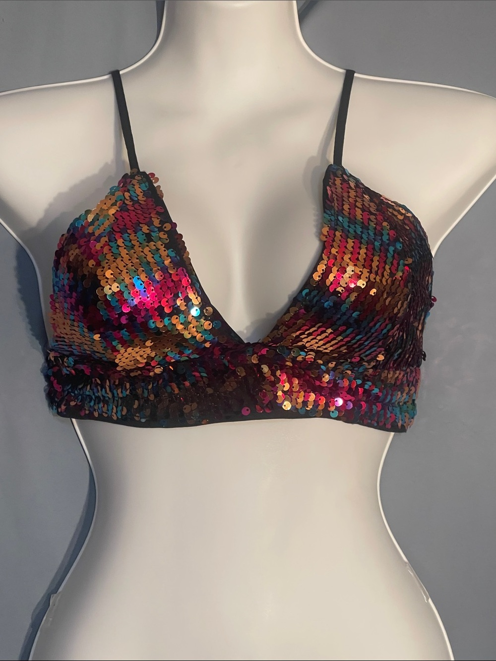 Sequin Bralette Top - Multicolor